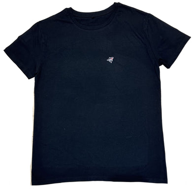 Tee shirt Reagan black Sharky © Embroidery black