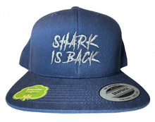 Load image into Gallery viewer, Reagan caps © Shark is Back - flat visor - blue