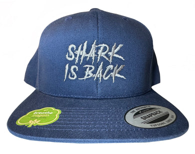 Reagan caps © Shark is Back - flat visor - blue