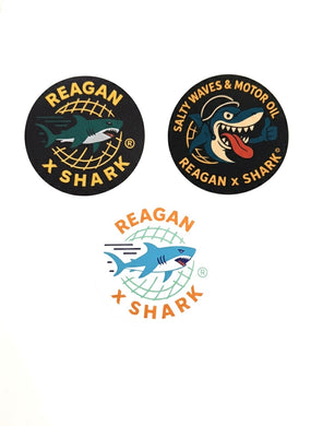 3 x stickers vynil Reagan Unchained - Salty waves - colors