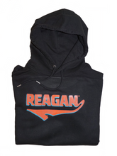 Load image into Gallery viewer, Reagan © Hoodie Fame black orange