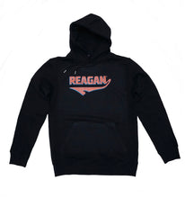 Load image into Gallery viewer, Reagan © Hoodie Fame black orange