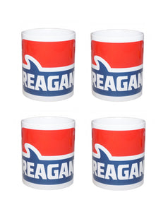 4 mugs Reagan States ©