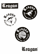 Charger l&#39;image dans la galerie, 5 x stickers vynil gothic Following is illegal