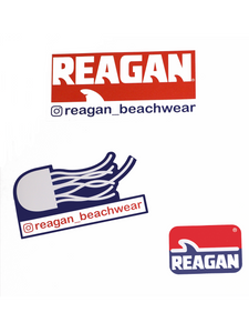 3 x stickers vynil Reagan Legend medusa States