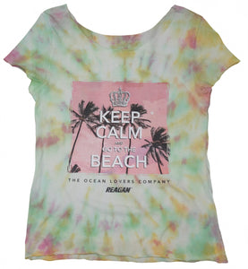 Tee shirt Reagan © Tie and Dye Keep calm