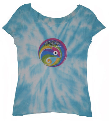 Tee shirt Reagan © Tie and Dye iguana colors