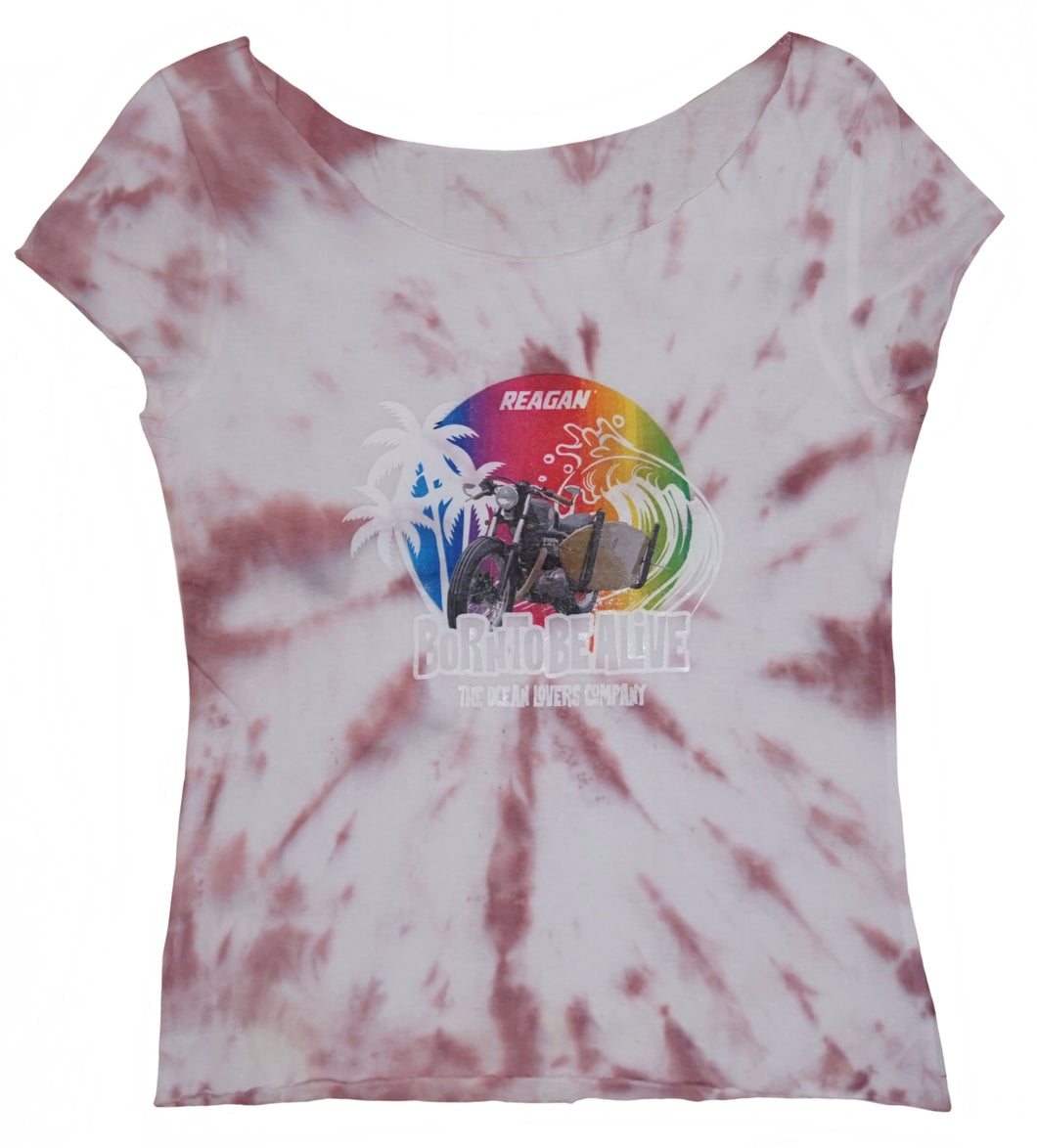 Tee shirt Reagan © Tie and Dye Born to be