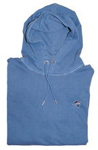 Load image into Gallery viewer, Reagan © Hoodie black Sharky blue