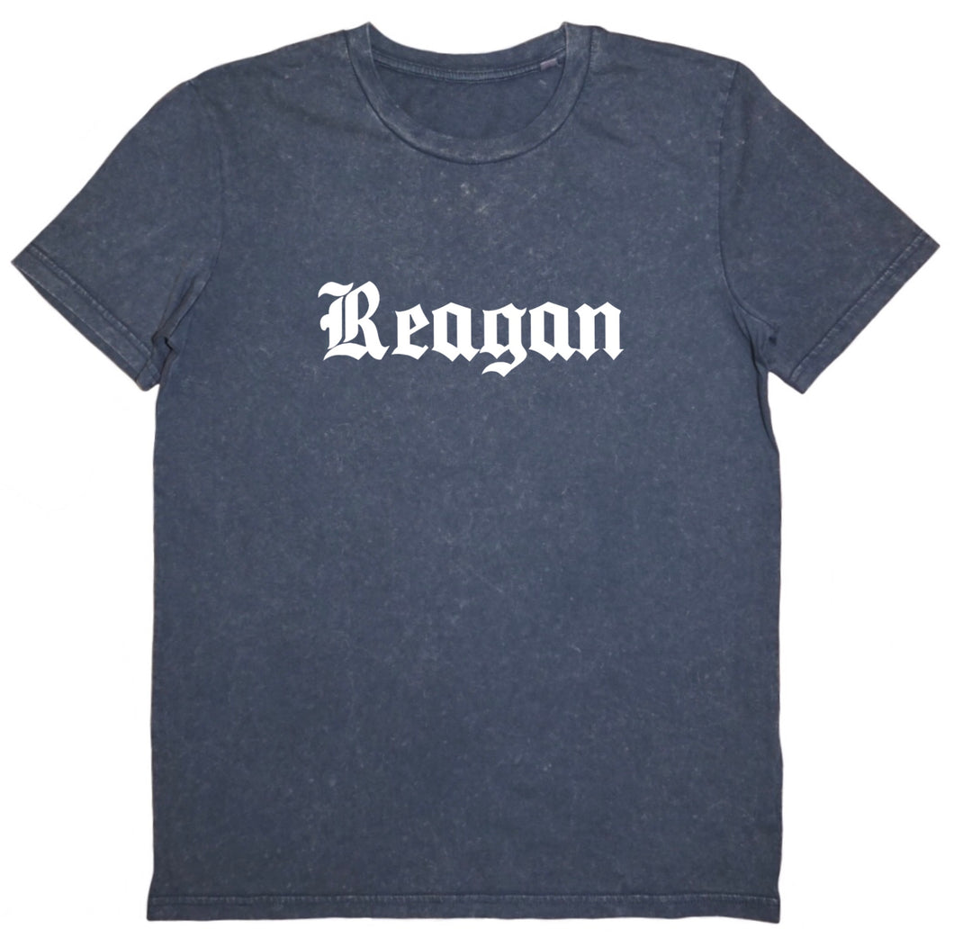 Tee shirt Reagan © gth II dyed blue