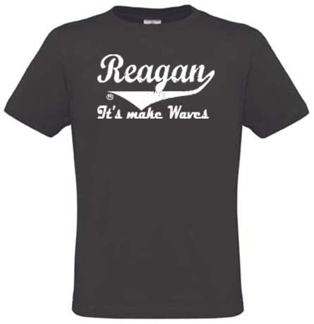 Reagan Make Waves Men's T-Shirt