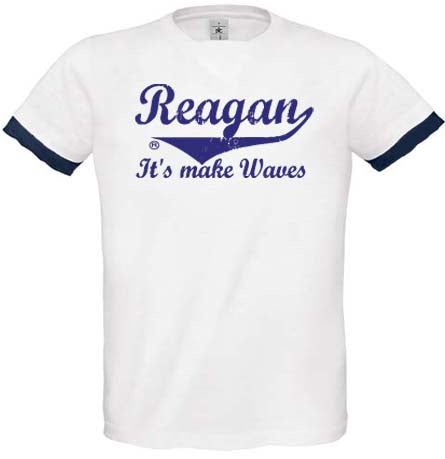 Reagan Make Waves Men's T-Shirt